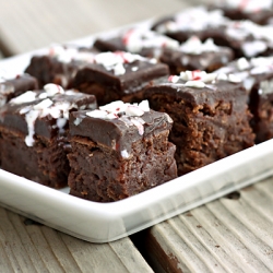 Peppermint Truffle Brownies