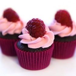 Raspberry Chocolate Cupcakes