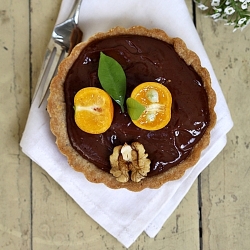 Dark Choc & Sour Orange Tartlets