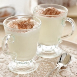 White Hot Chocolate with Cocoa Cream