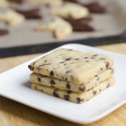 Chocolate Chip Shortbread Cookies