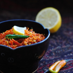 Stir Fried Carrot Salad