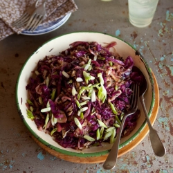 Braised Cabbage Salad with Balsamic