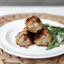 Herb and Juniper Berry Meatballs