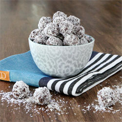 Chocolate Coconut Oatmeal Truffles