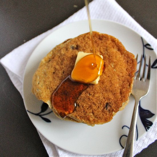 Chocolate Chip Banana Pancakes