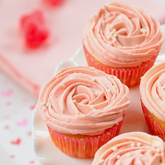 Passion Fruit Mousse Cupcakes