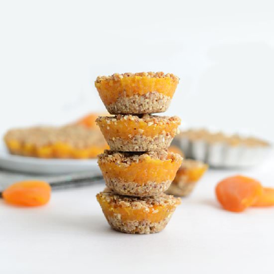 No-Bake Apricot Tarts