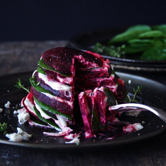 Beet and Goat Cheese Salad