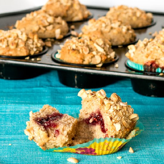 Peanut Butter and Jelly Muffins