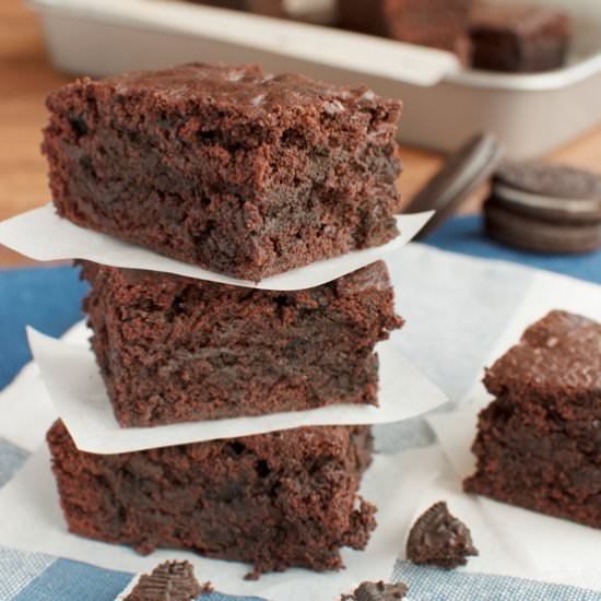 Fudgy Oreo Brownies