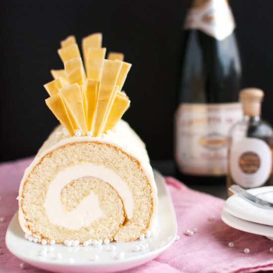 Champagne Cake Roll