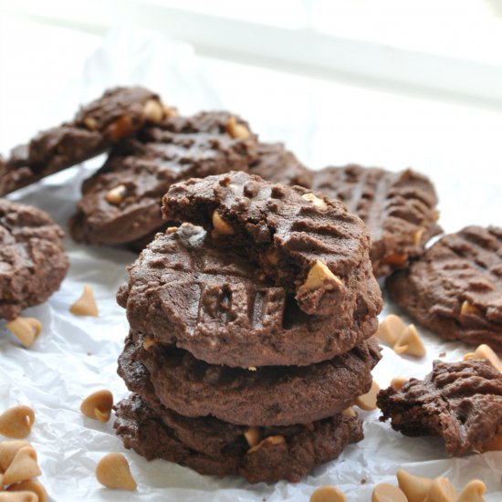 Choco pb chip cookies