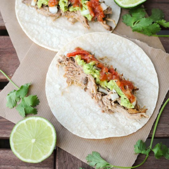 Slow Cooker Carnitas Tacos