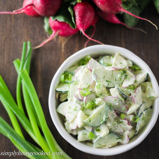 Cucumber and Radish Salad