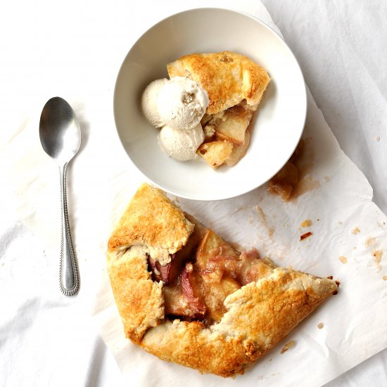 White Peach Galette