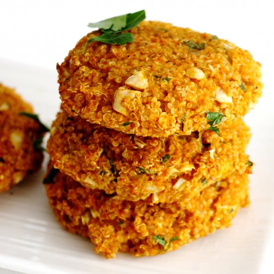 Quinoa Pumpkin Veggie Burgers