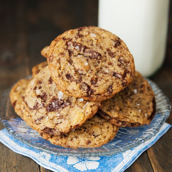 Cornflake Chocolate Chip Cookies