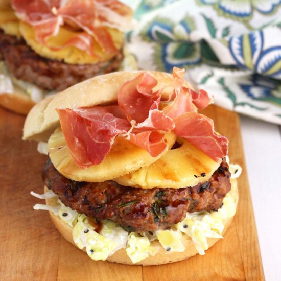 Hawaiian Pork Burgers