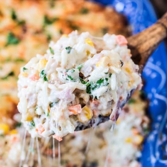 Brazilian Creamy Rice Casserole