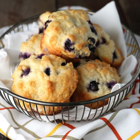 Whopper Lemon-Blueberry Muffins