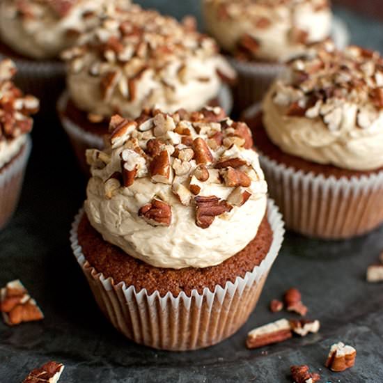 Pecan Pie Cupcakes