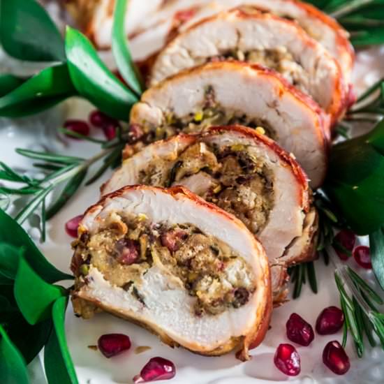 Prosciutto Wrapped Turkey Roulade