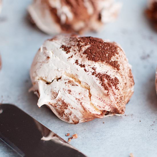 Chocolate Swirl Meringue