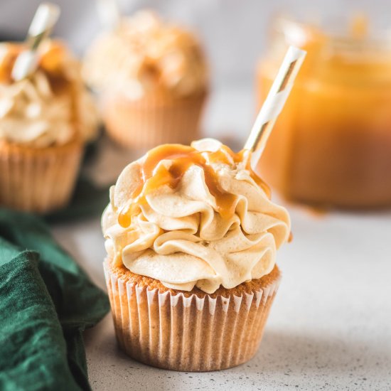 Harry Potter Butterbeer cupcakes