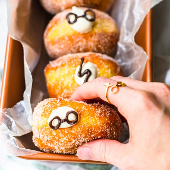 Pumpkin butterbeer doughnuts