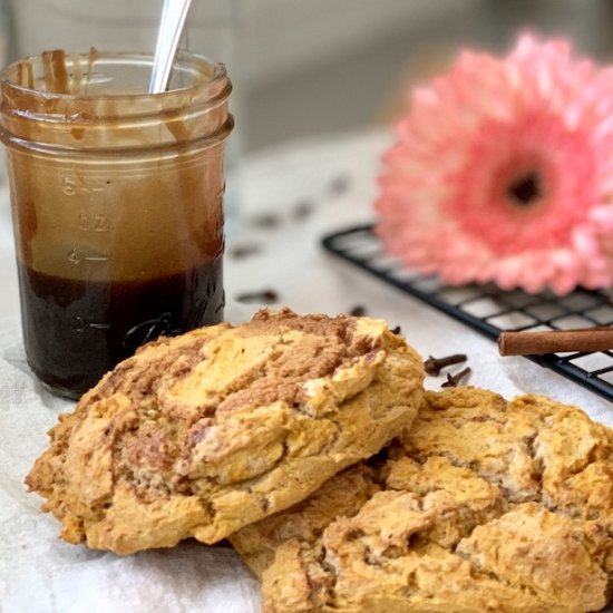 Pumpkin Spice Scones (V/GF)