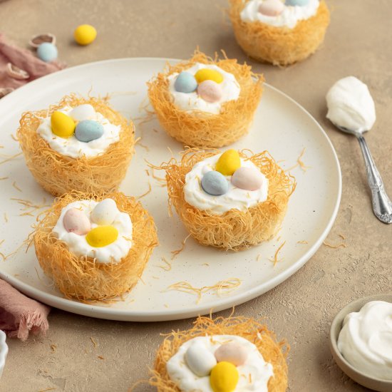 Kataifi Easter Nests