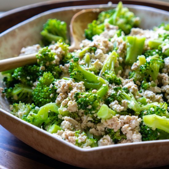 Korean Broccoli Tofu Muchim