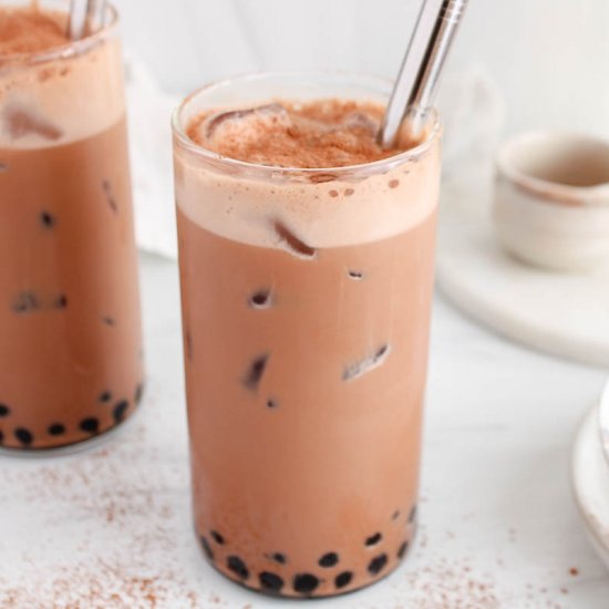 Chocolate Boba (Bubble Tea)