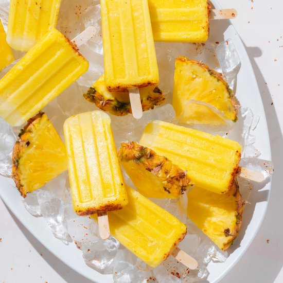 Pineapple Popsicles