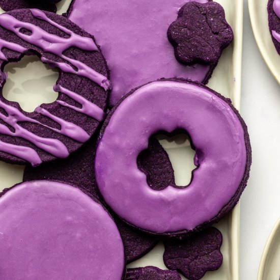 Ube Sugar Cookies