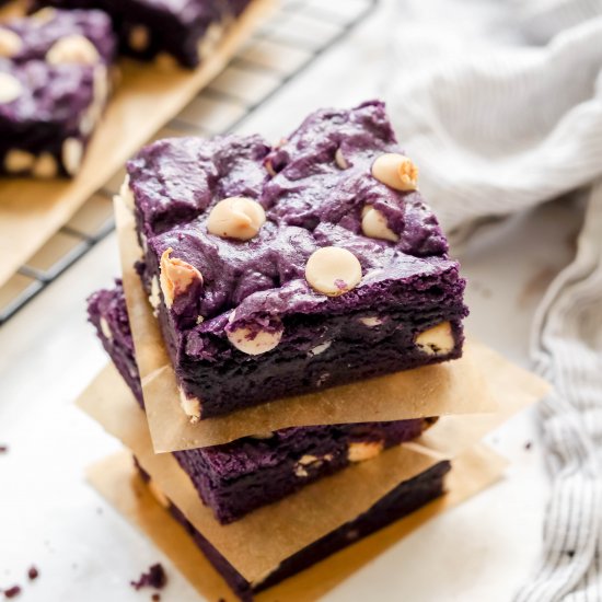 Ube Brownies