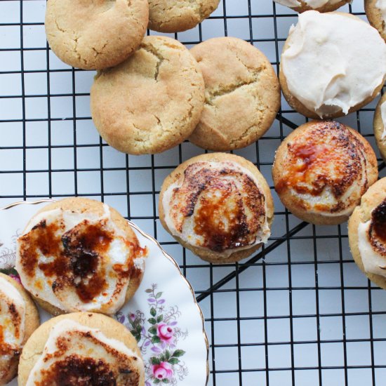 Eggless Creme Brûlée Cookies