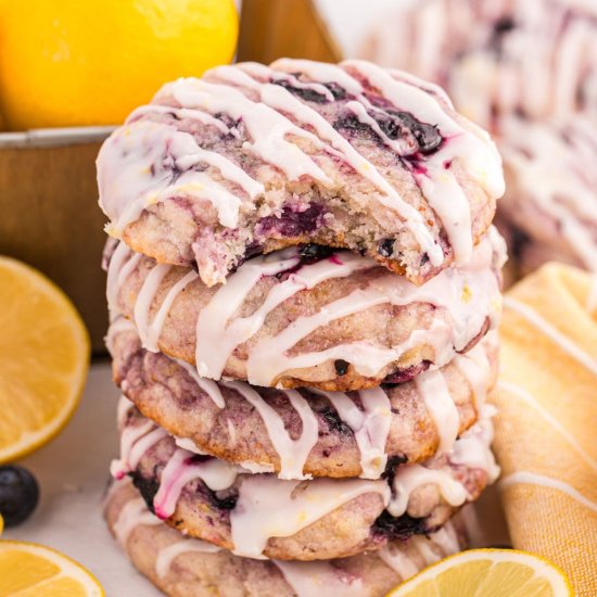 Lemon Blueberry Cookies