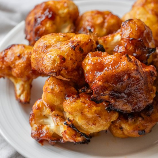 Air Fryer BBQ Cauliflower Wings