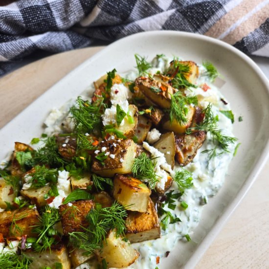 Crispy Tater Tzatziki Plate