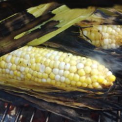 Grilled Corn with Spicy Lime Butter