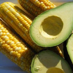 Corn on the Cob and Avocado