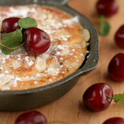 Cherry and Almond Clafoutis