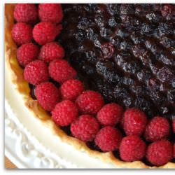 Blueberry- Raspberry Tart