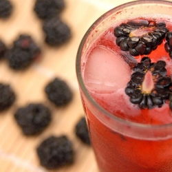 Blackberry Tom Collins Cocktail