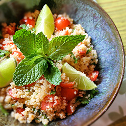 Lime Quinoa Salad with Mint