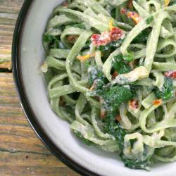 Spinach Fettucine