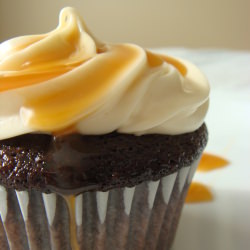 Chocolate and Caramel Cupcakes