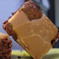 Triple Chocolate Penuche Brownies